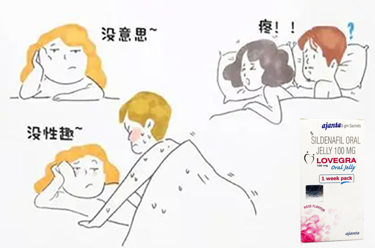女性性冷淡的多重原因：Lovegra果凍的適用性