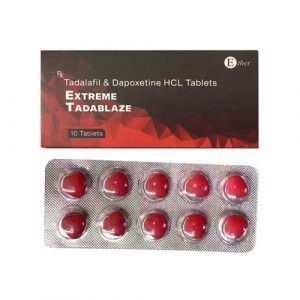 超級雙效犀利士 紅鑽 Tadablaze 40mg+100mg 10粒裝 硬度續航一錠搞定
