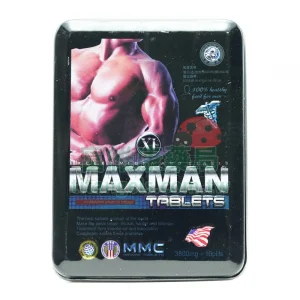 美國 Maxman 增大丸加強版 10錠 草本壯陽配方 三天一錠溫和調理