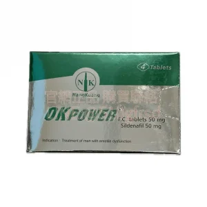 南光美好挺 OKPOWER 威而鋼 50mg 4錠 台灣正廠快速開機