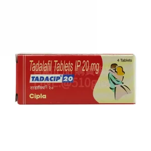 犀利士 Tadacip 20mg 4錠 印度Cipla學名藥 36小時長效週末藥丸